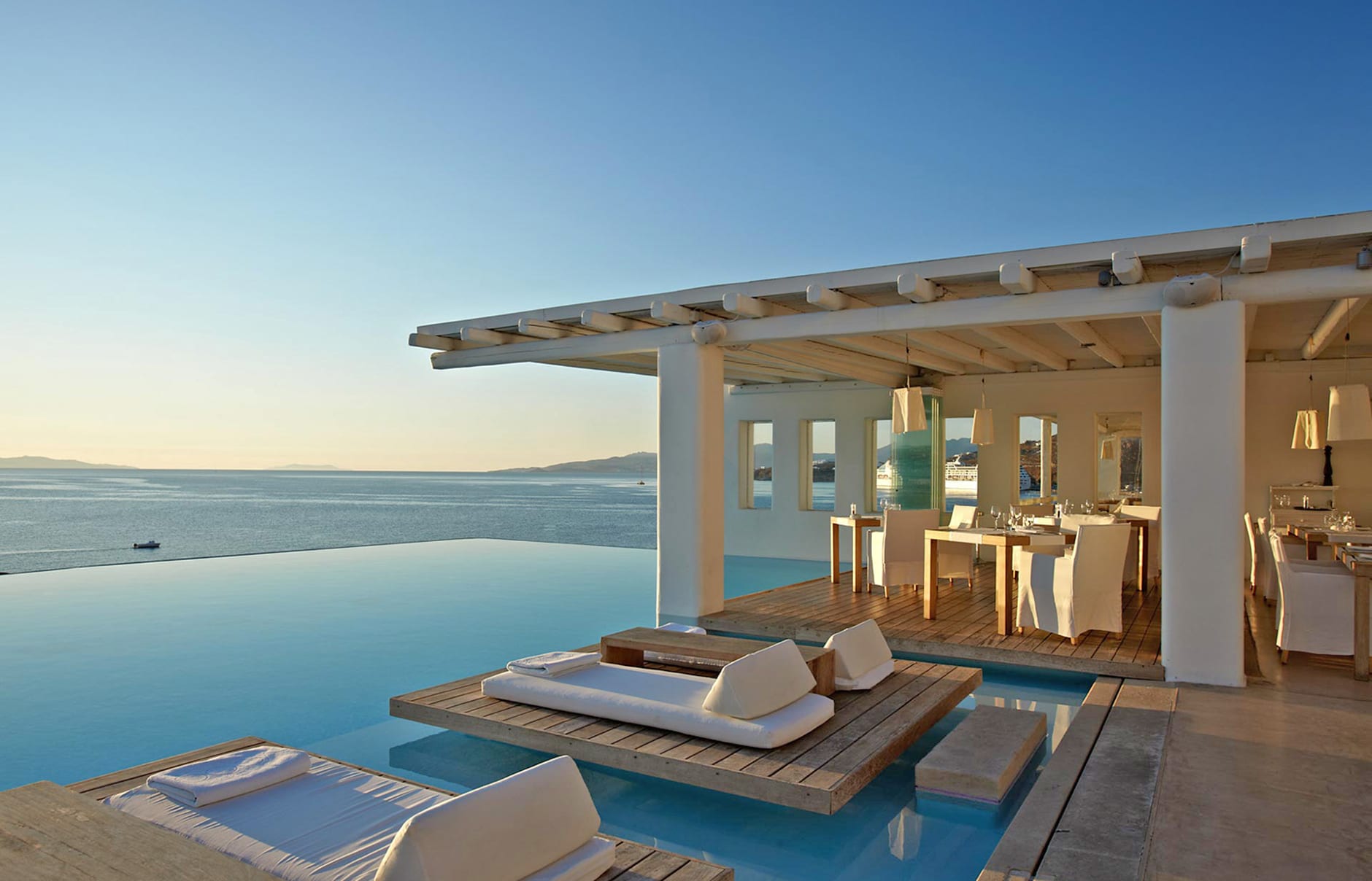 Cavo Tagoo, Mykonos, Greece. Hotel Review by TravelPlusStyle. Photo © Cavo Tagoo