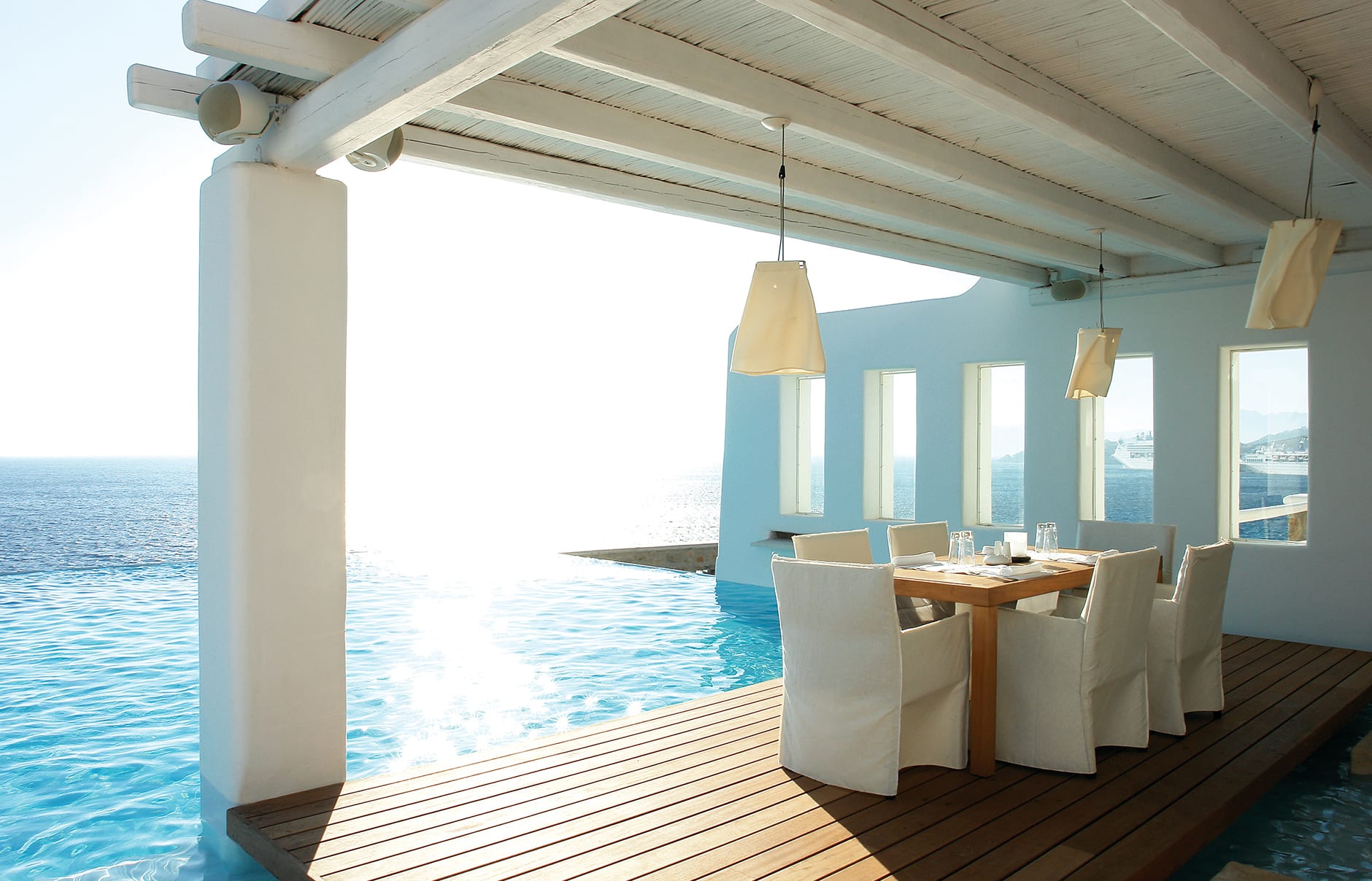 Cavo Tagoo, Mykonos, Greece. Hotel Review by TravelPlusStyle. Photo © Cavo Tagoo