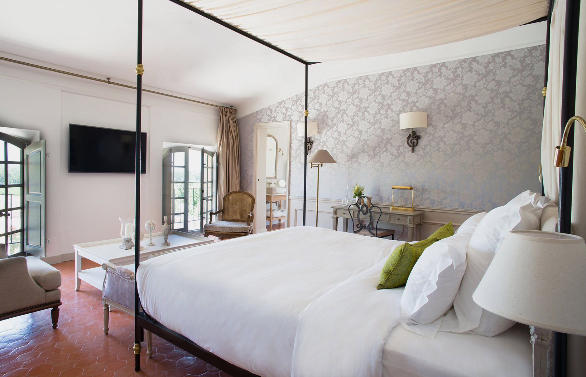 Château de Fonscolombe, Provence, France. Luxury Hotel Review by TravelPlusStyle. Photo © Château de Fonscolombe