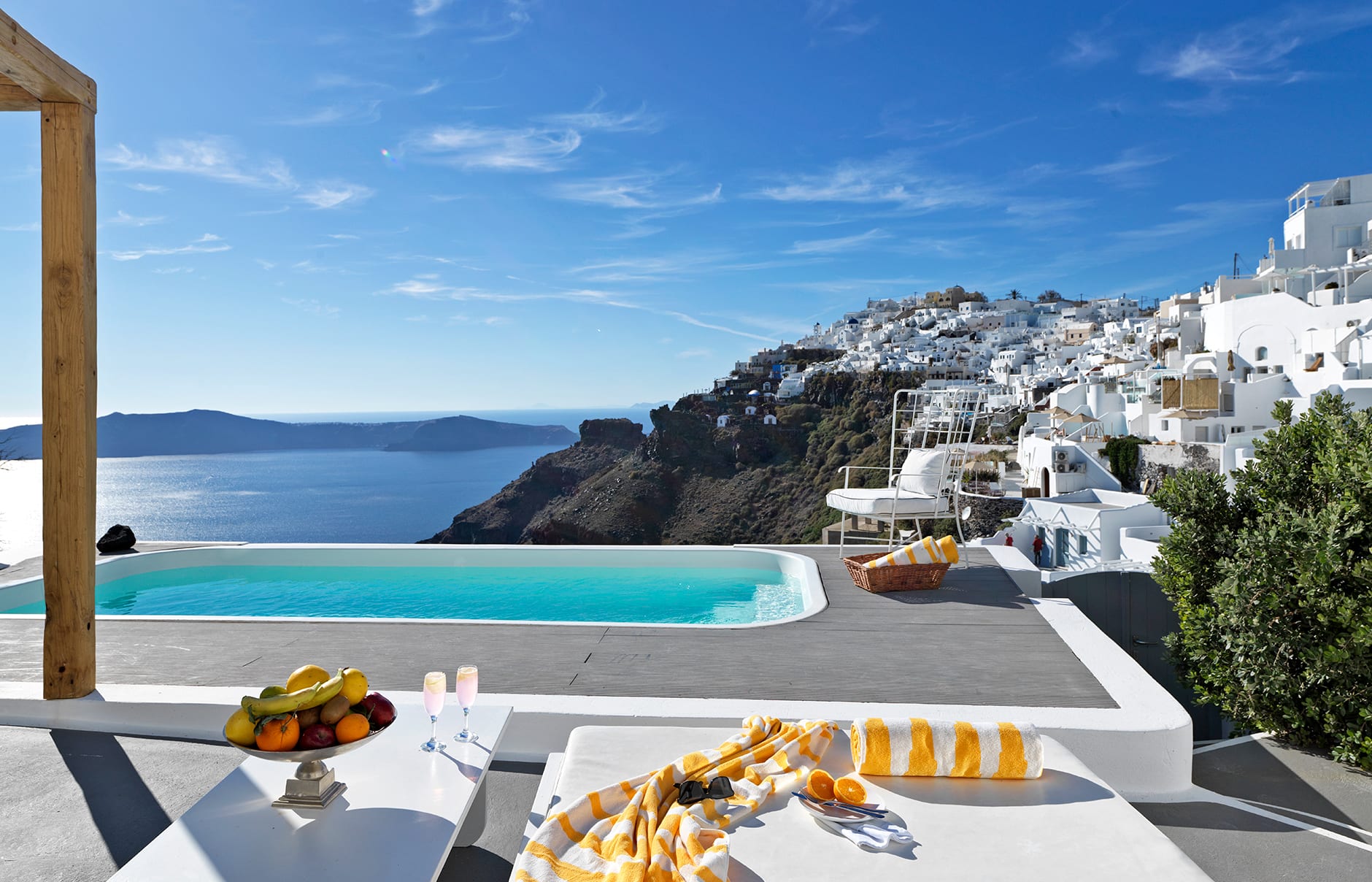 Chromata Santorini, Greece. Hotel Review by TravelPlusStyle. Photo © Chromata Santorini 