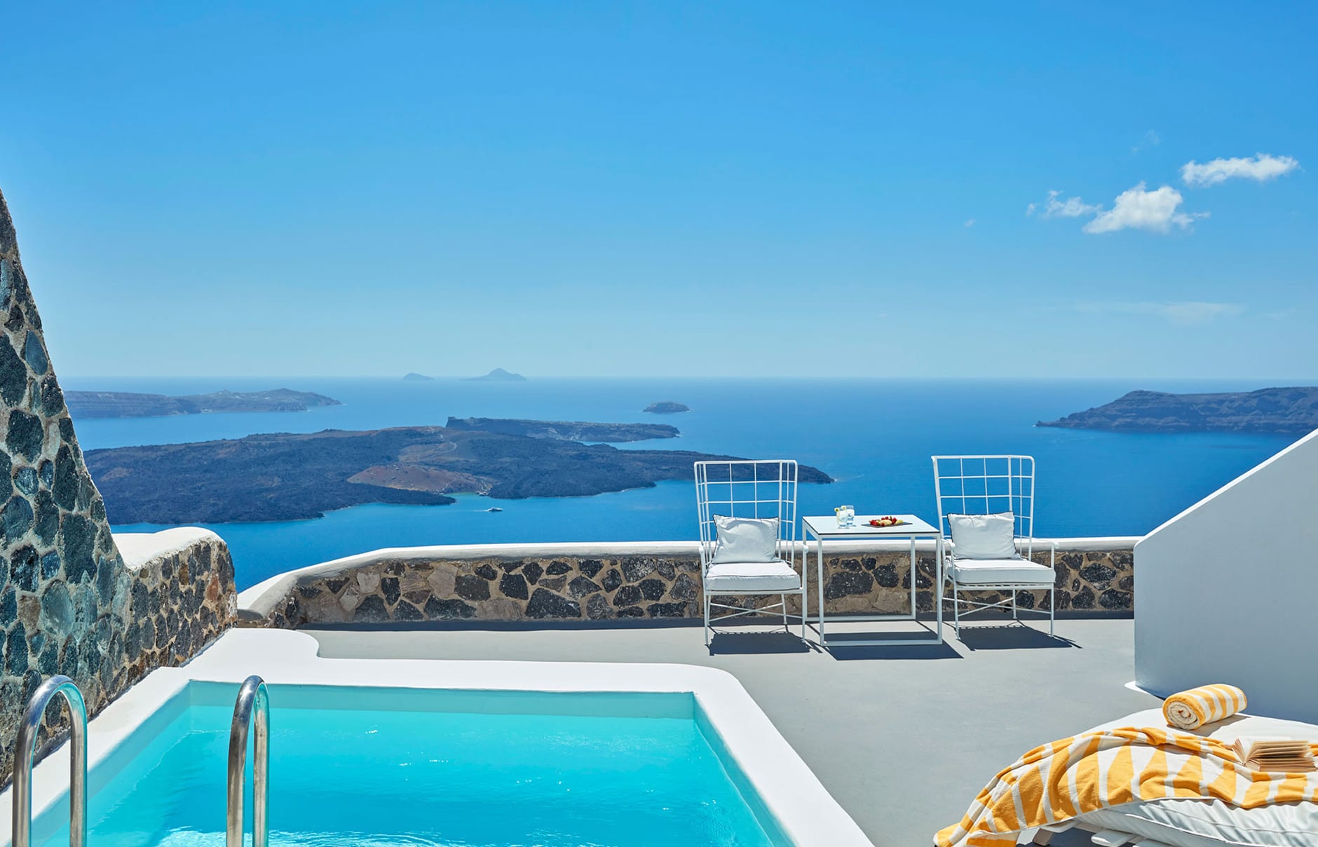 Chromata Santorini, Greece. Hotel Review by TravelPlusStyle. Photo © Chromata Santorini 