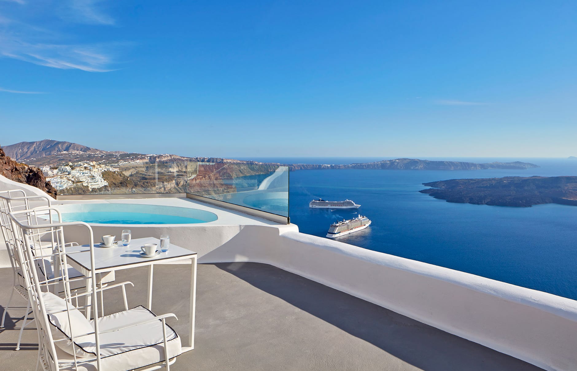 Chromata Santorini, Greece. Hotel Review by TravelPlusStyle. Photo © Chromata Santorini 