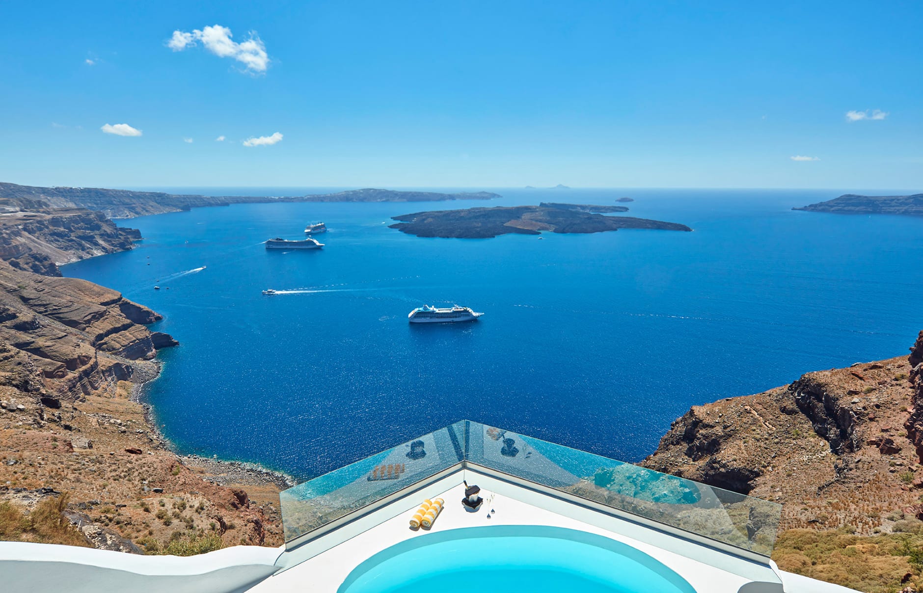 Chromata Santorini, Greece. Hotel Review by TravelPlusStyle. Photo © Chromata Santorini 