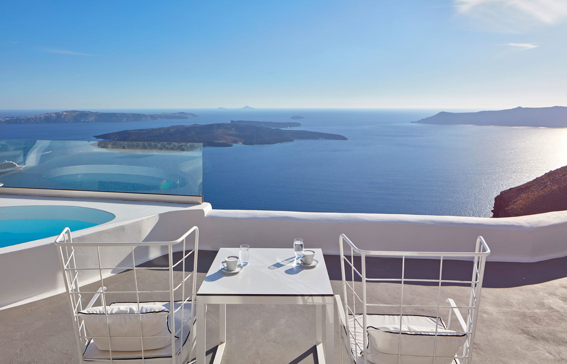 Chromata Santorini, Greece. Hotel Review by TravelPlusStyle. Photo © Chromata Santorini 