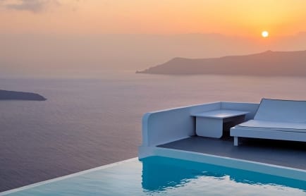 Chromata Up Style Hotel, Santorini. © Katikies