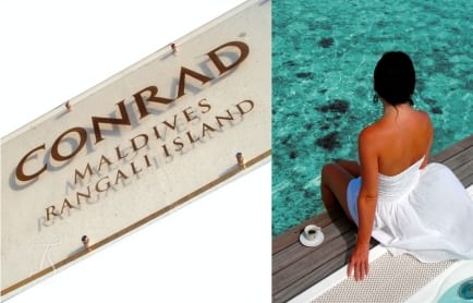 Conrad Maldives Rangali Island. © Travel+Style