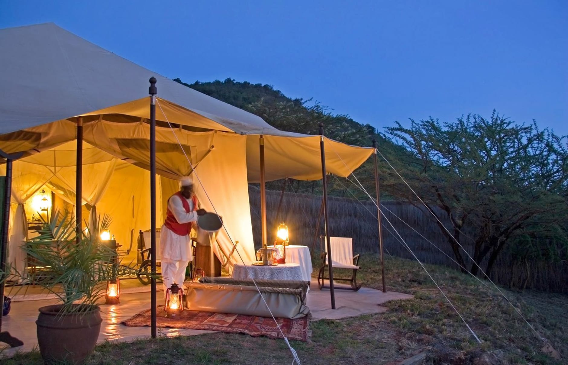 Cottars 1920s Camp Masai Mara, Kenya. Hotel Review by TravelPlusStyle. Photo © Cottar's Safaris