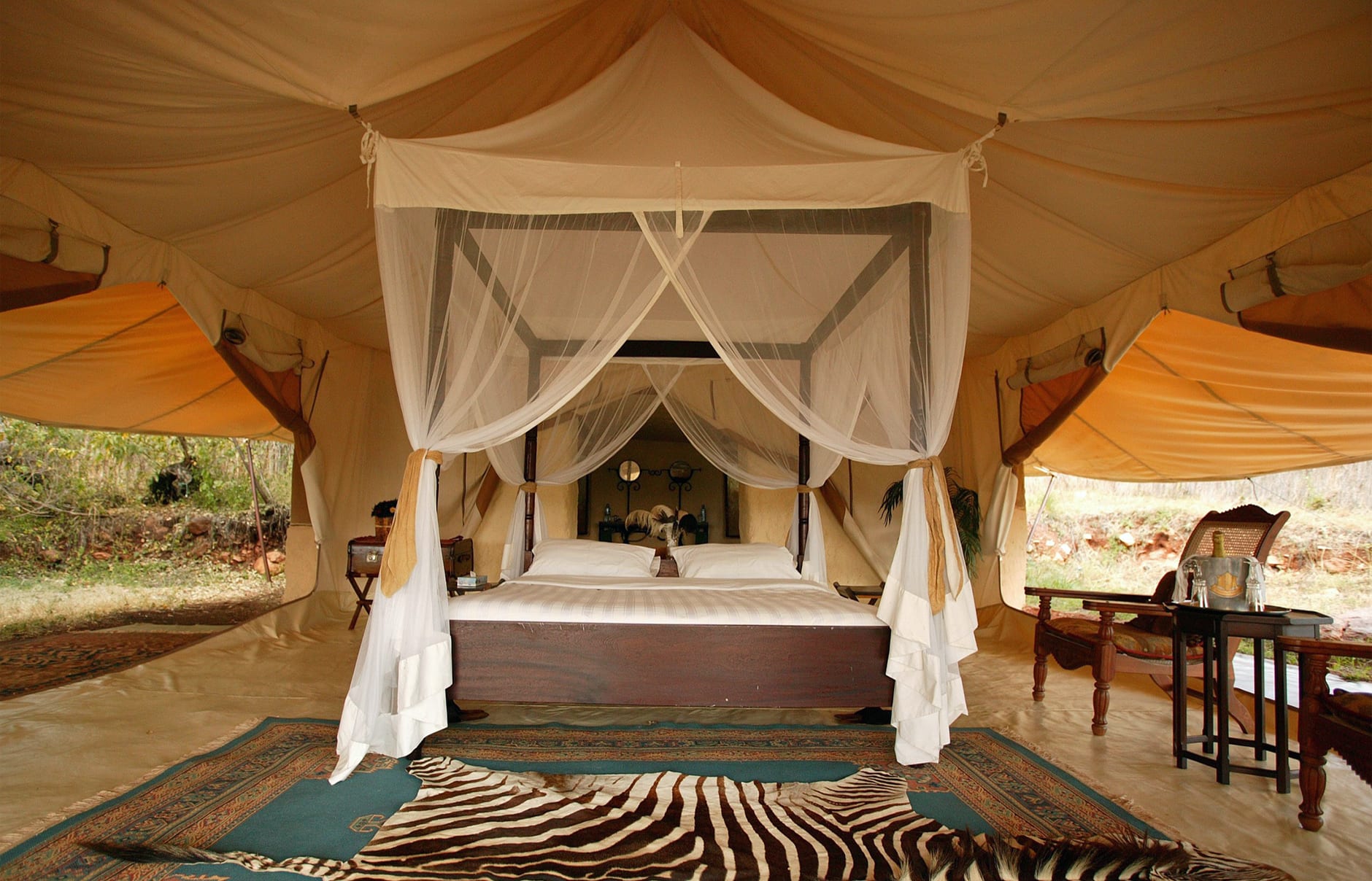 Cottars 1920s Camp Masai Mara, Kenya. Hotel Review by TravelPlusStyle. Photo © Cottar's Safaris