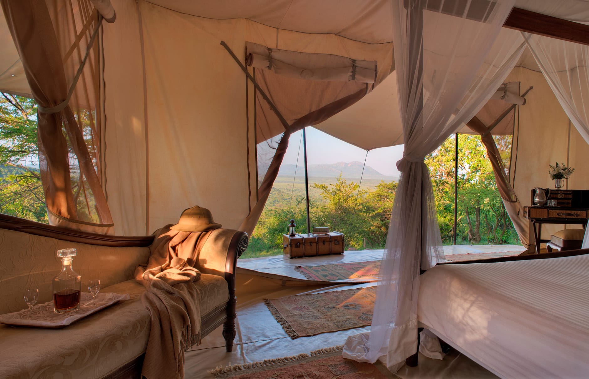 Cottars 1920s Camp Masai Mara, Kenya. Hotel Review by TravelPlusStyle. Photo © Cottar's Safaris