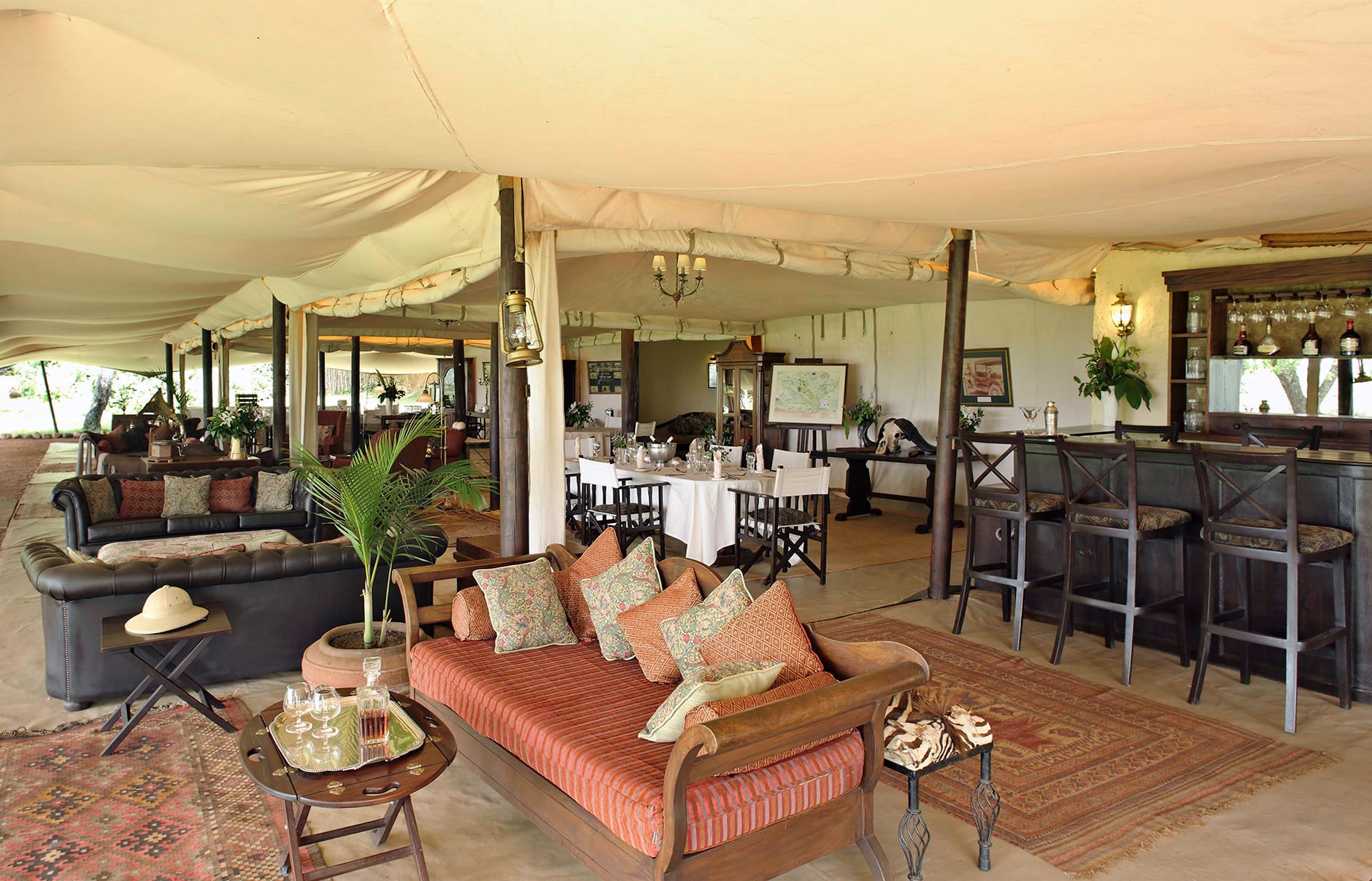 Cottars 1920s Camp Masai Mara, Kenya. Hotel Review by TravelPlusStyle. Photo © Cottar's Safaris