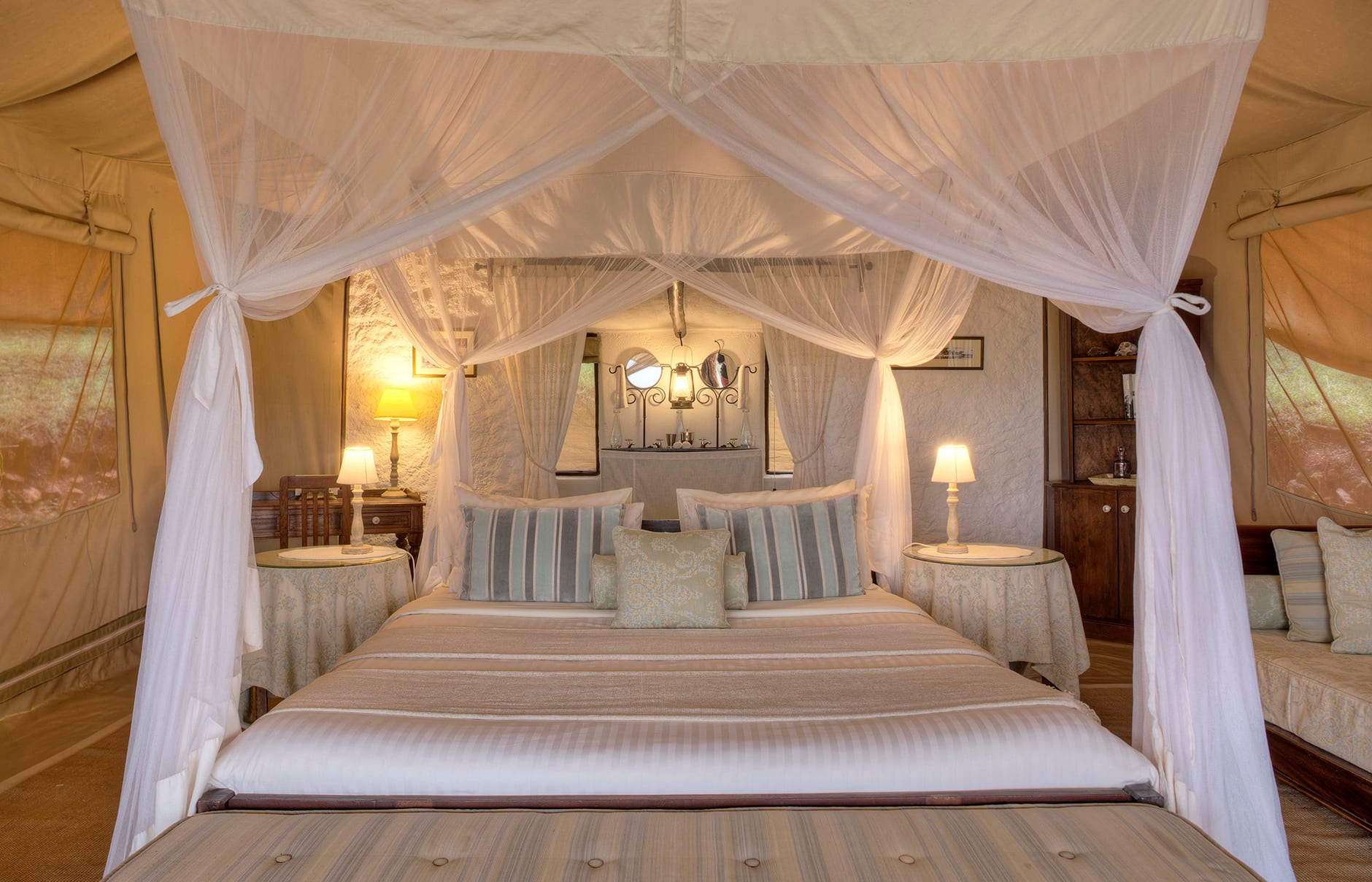 Cottars 1920s Camp Masai Mara, Kenya. Hotel Review by TravelPlusStyle. Photo © Cottar's Safaris