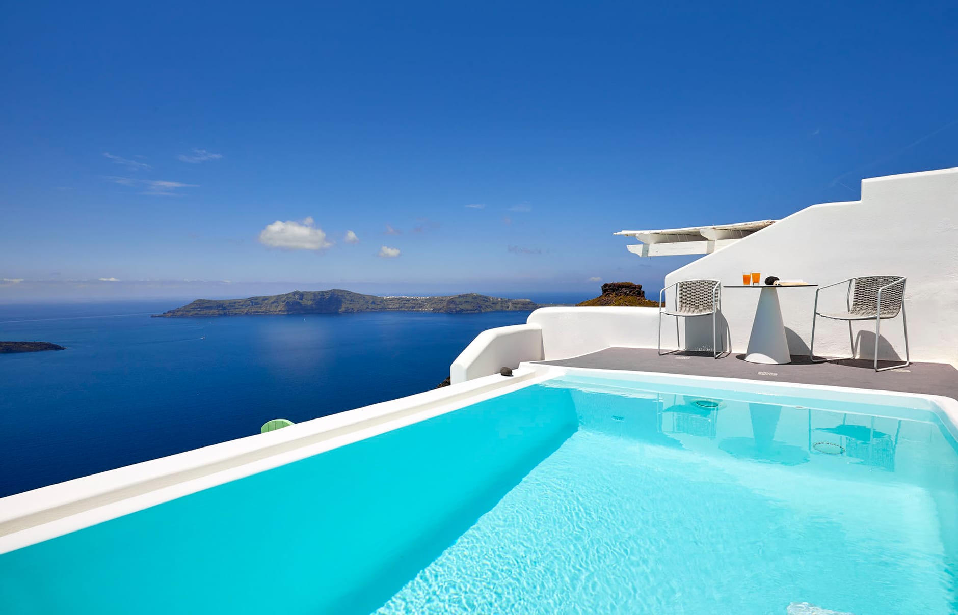 Dreams Luxury Suites, Santorini. Hotel Review by TravelPlusStyle. Photo © Dreams Luxury Suites