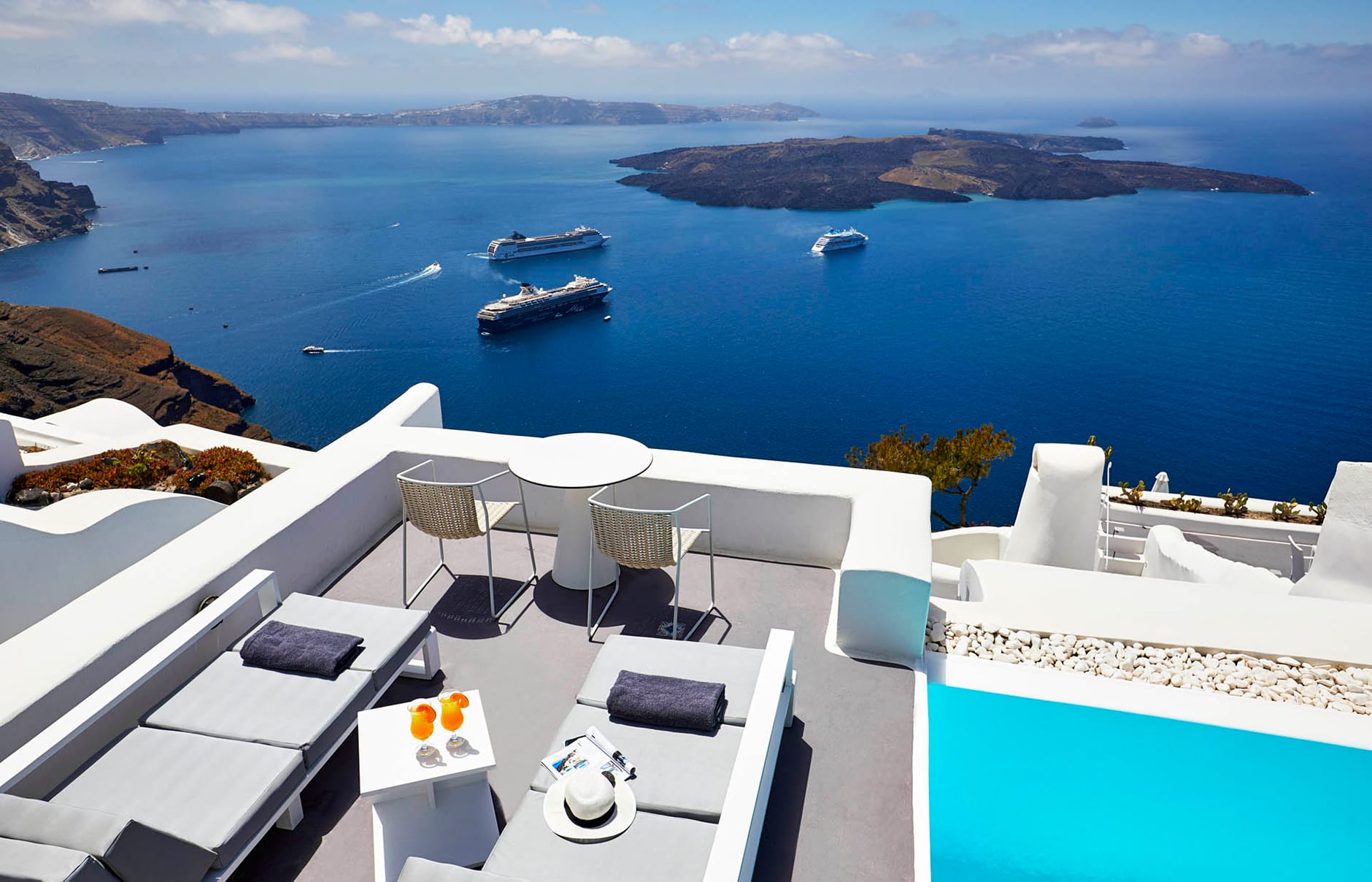 Dreams Luxury Suites, Santorini. Hotel Review by TravelPlusStyle. Photo © Dreams Luxury Suites