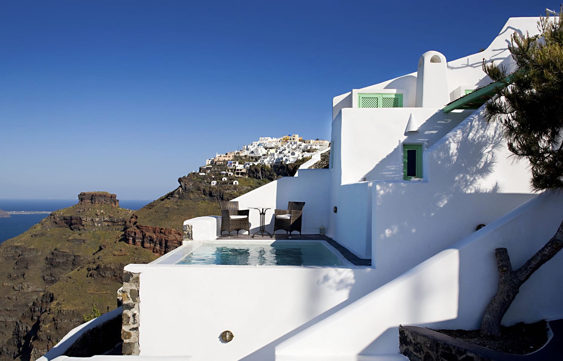 Dreams Luxury Suites, Santorini. Hotel Review by TravelPlusStyle. Photo © Dreams Luxury Suites