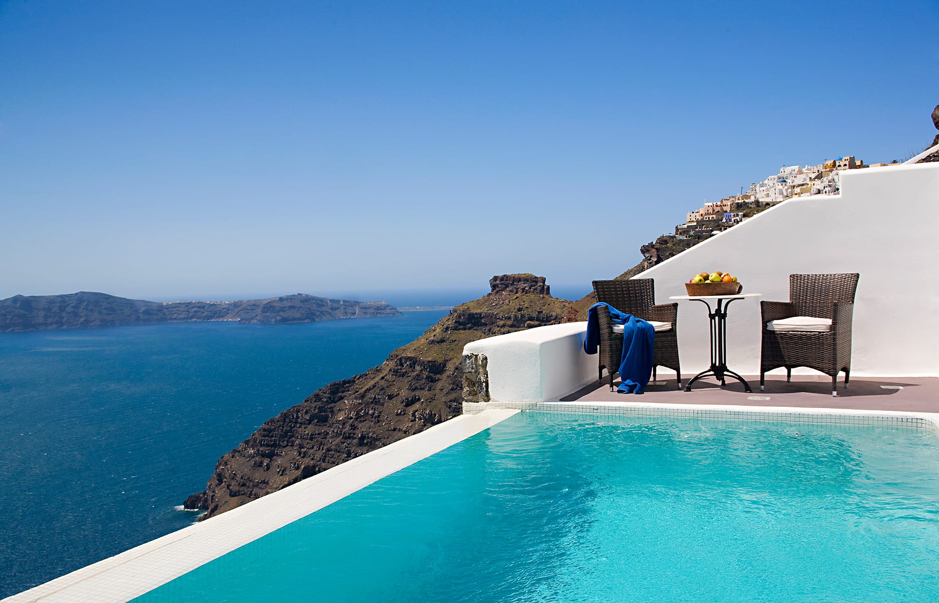 Dreams Luxury Suites, Santorini. Hotel Review by TravelPlusStyle. Photo © Dreams Luxury Suites