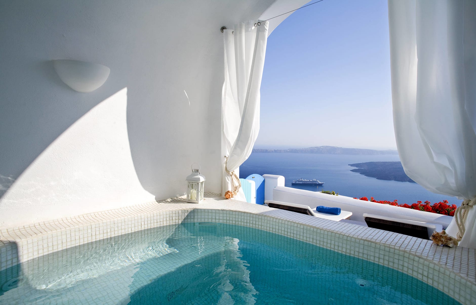 Dreams Luxury Suites, Santorini. Hotel Review by TravelPlusStyle. Photo © Dreams Luxury Suites