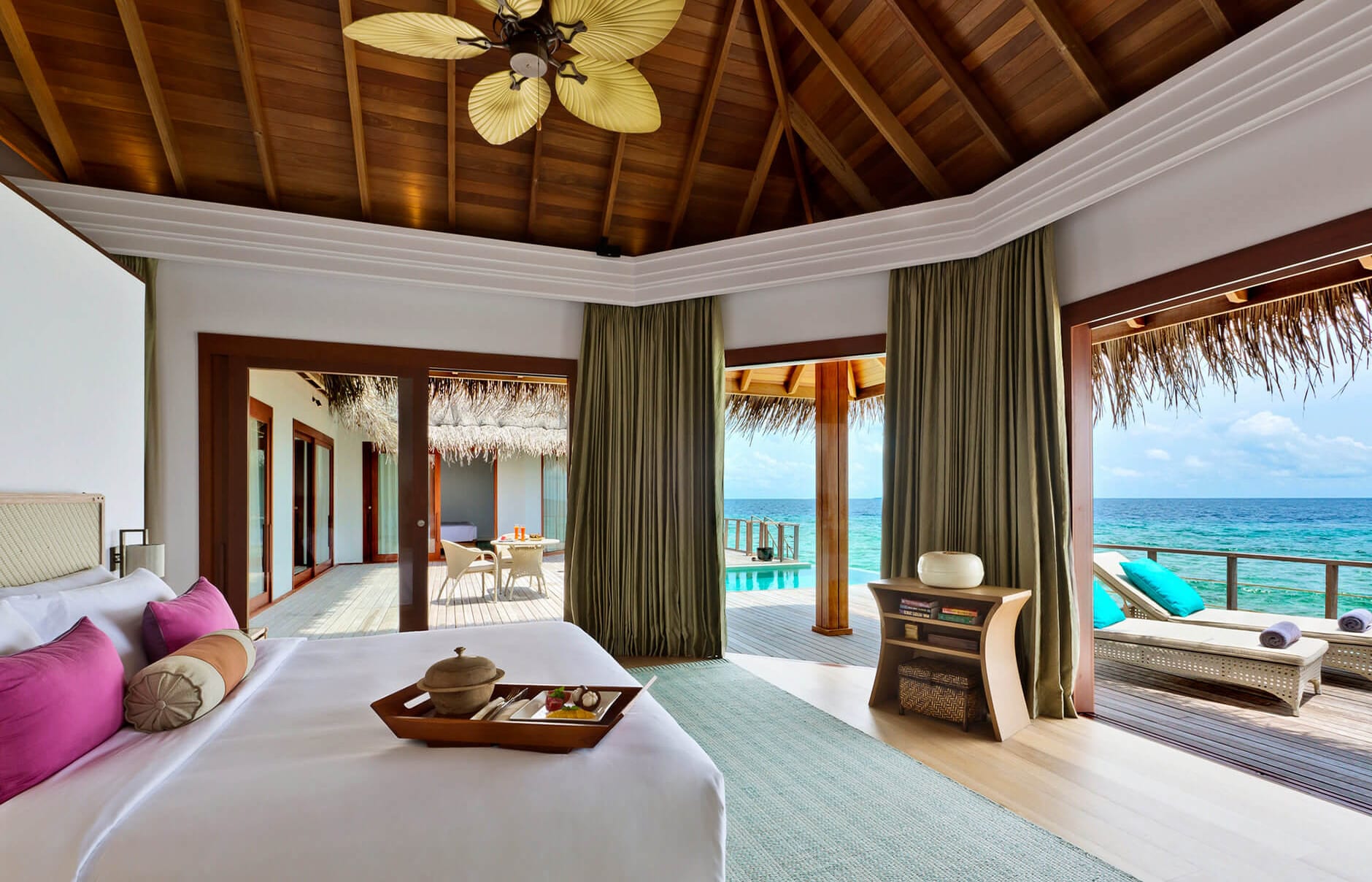 Dusit Thani Maldives, Baa Atoll, Maldives. Hotel Review by TravelPlusStyle. Photo © Dusit International