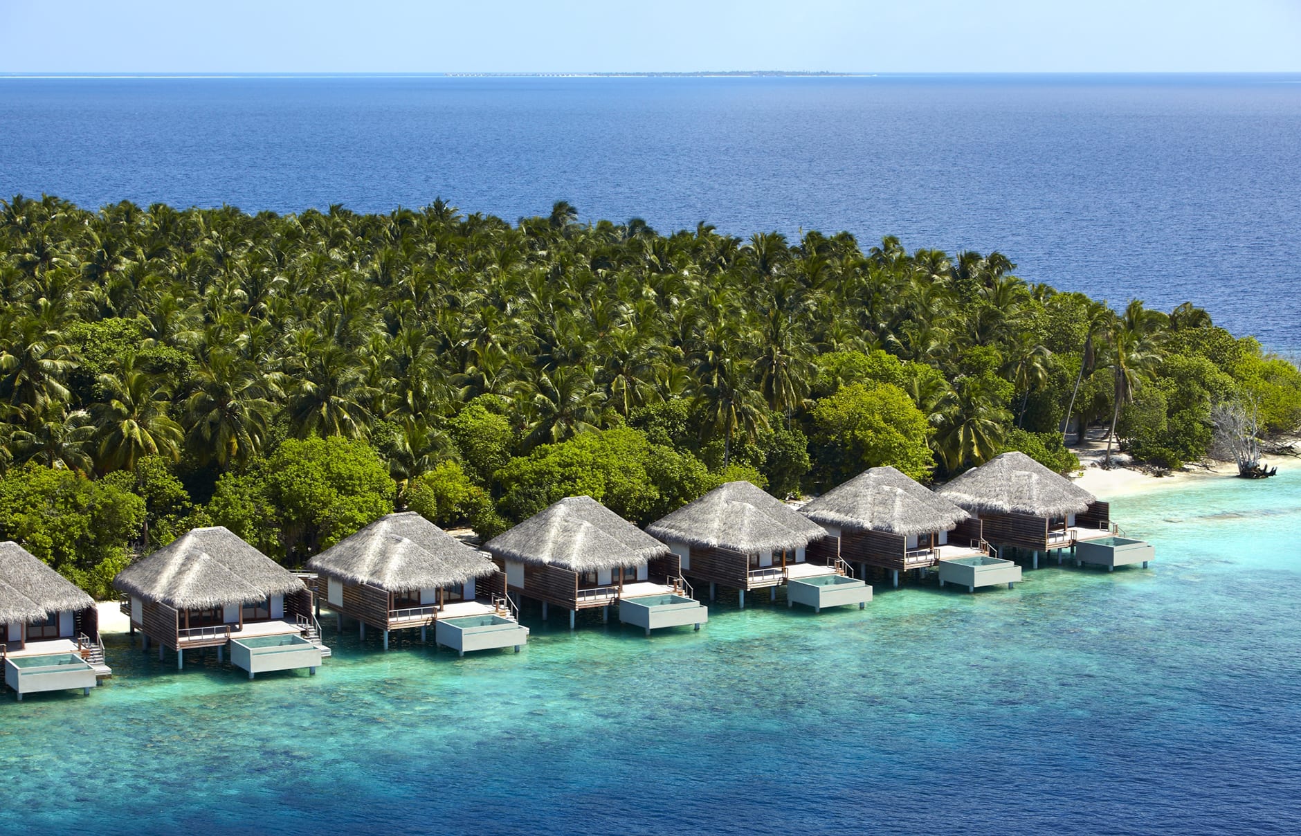 Dusit Thani Maldives, Baa Atoll, Maldives. Hotel Review by TravelPlusStyle. Photo © Dusit International