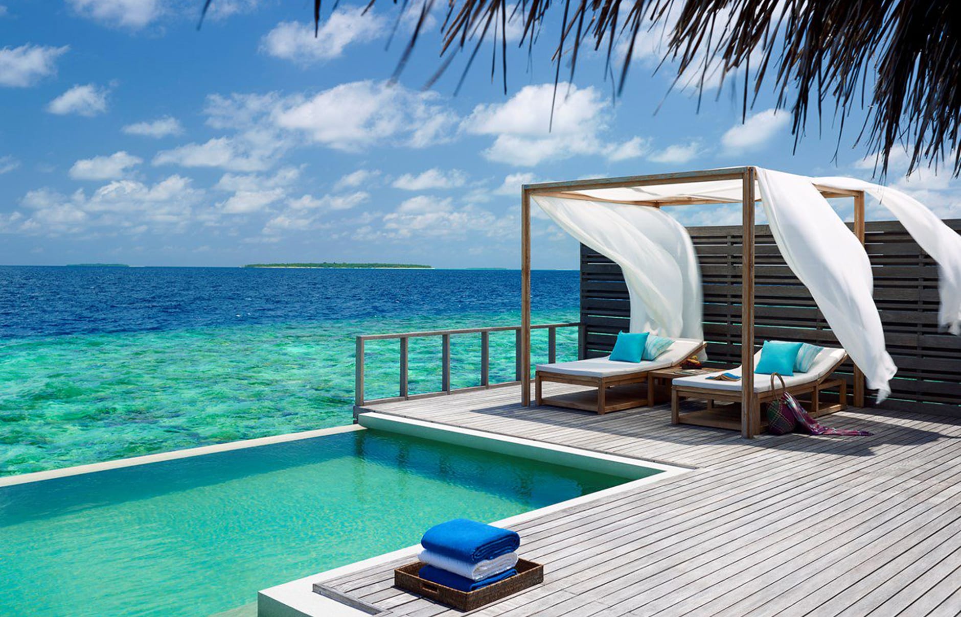 Dusit Thani Maldives, Baa Atoll, Maldives. Hotel Review by TravelPlusStyle. Photo © Dusit International