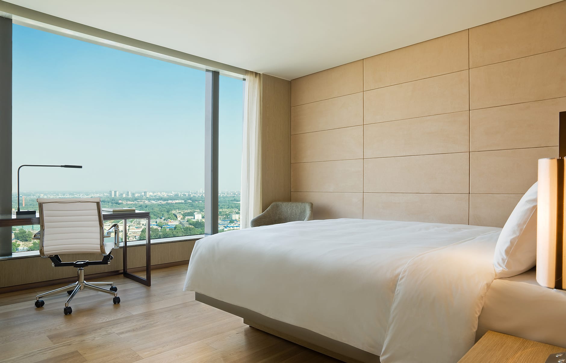 Park View Room. EAST Beijing, China. Hotel Review by TravelPlusStyle. Photo © Swire Hotels