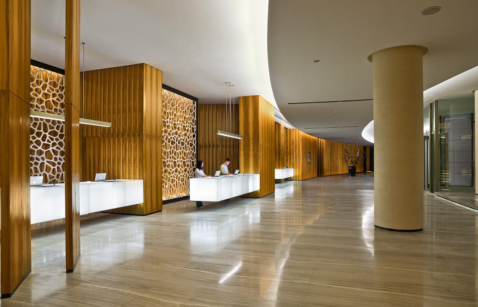 Lobby. EAST Beijing, China. Hotel Review by TravelPlusStyle. Photo © Swire Hotels