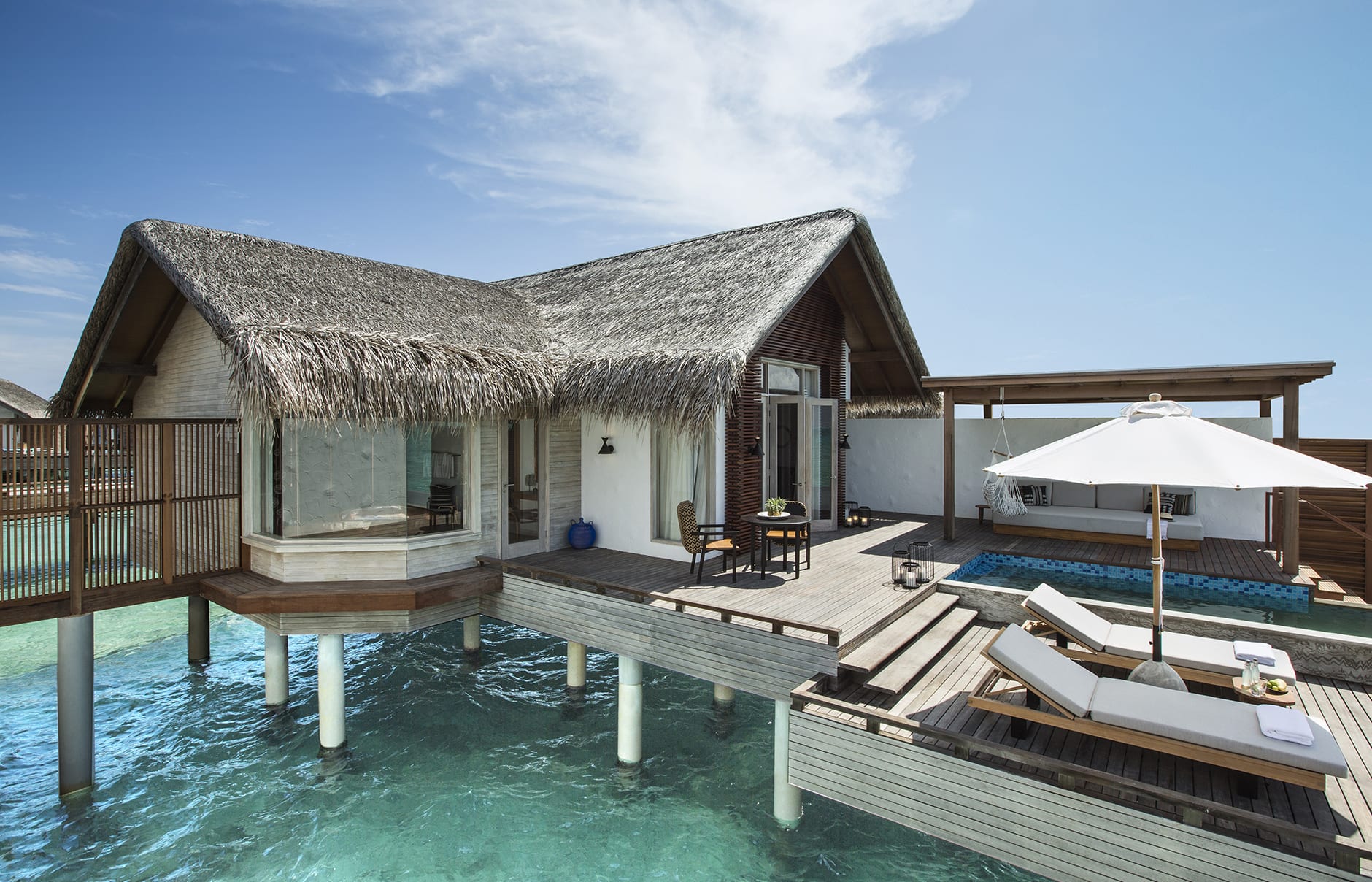 Fairmont Maldives, Sirru Fen Fushi, 
Shaviyani Atoll, Maldives. Hotel Review by TravelPlusStyle. Photo © AccorHotels