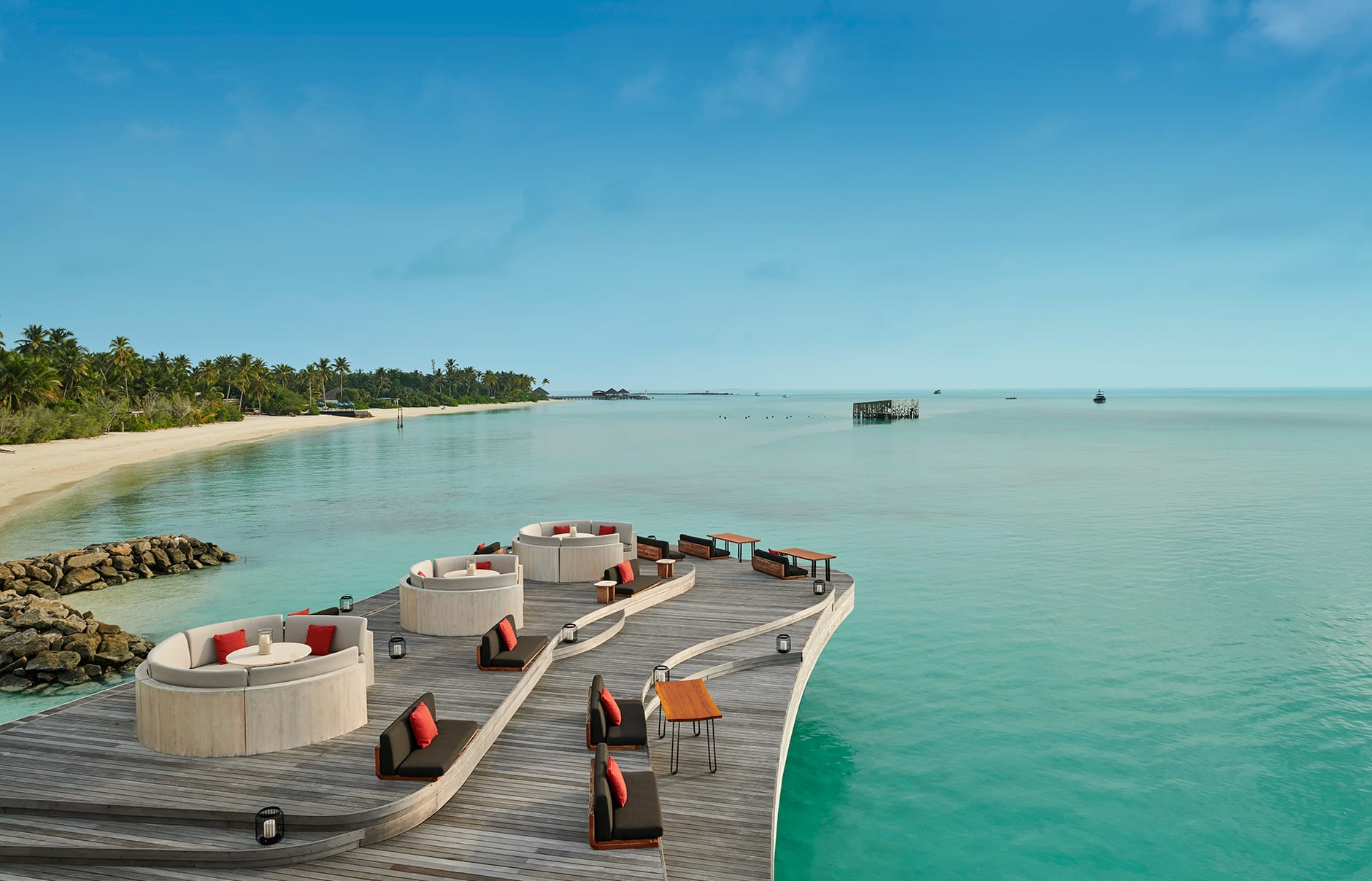 Fairmont Maldives, Sirru Fen Fushi, 
Shaviyani Atoll, Maldives. Hotel Review by TravelPlusStyle. Photo © AccorHotels