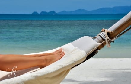 Quiet Beach, Four Seasons Resort Koh Samui. © Travel+Style