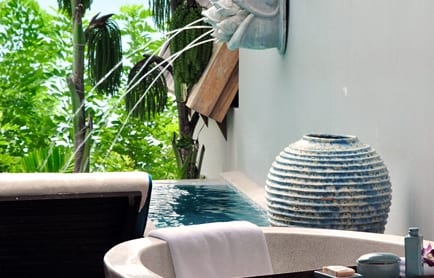 Villa Bathroom, Four Seasons Resort Koh Samui. © Travel+Style