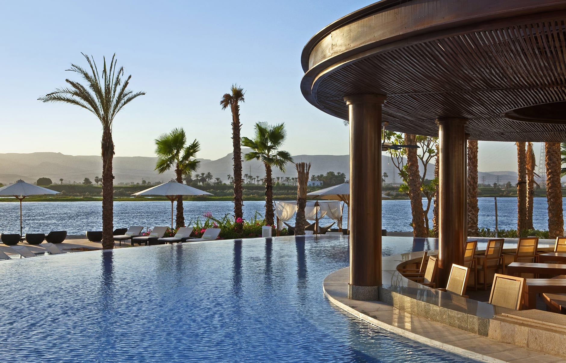 Hilton Luxor Resort & Spa, Luxor, Egypt. Hotel Review by TravelPlusStyle. Photo ©  Hilton Hotels & Resorts