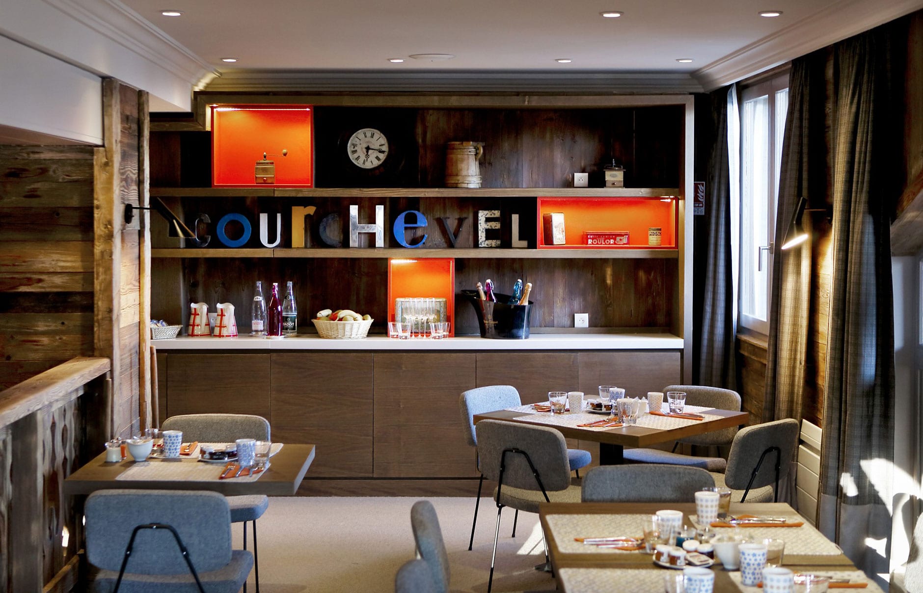 Les 3 Vallées, Courchevel, a Beaumier Hotel, France. Hotel Review. Photo © Beaumier Hotel des Trois Vallees, Courchevel, France. © The Hotels d’en Haut Group