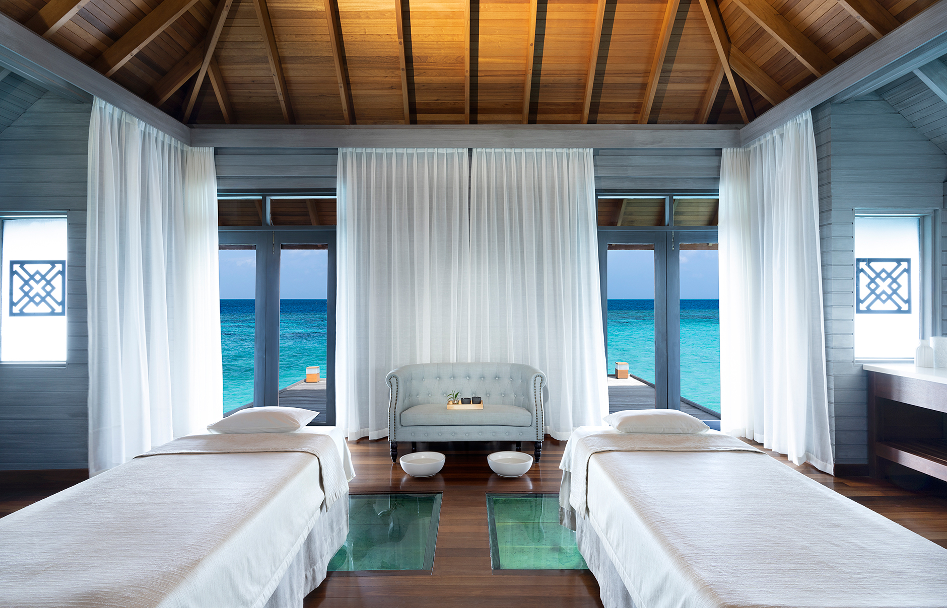 Huvafen Fushi Maldives. Luxury Hotel Review by TravelPlusStyle. Photo © Huvafen Fushi 