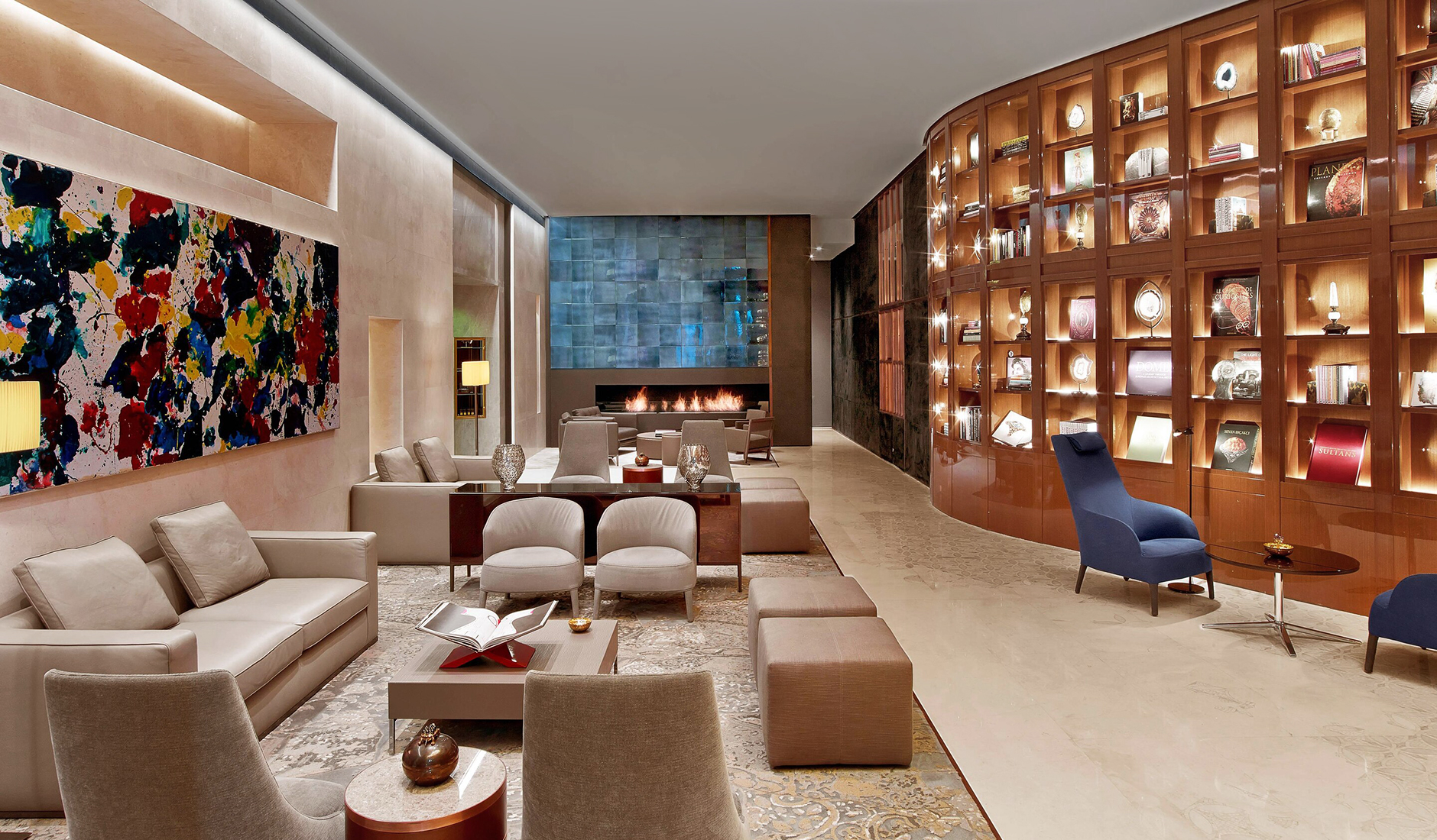 The St. Regis Istanbul, Istanbul, Turkey. The Best Luxury & Boutique Hotels in Istanbul, Turkey by TravelPlusStyle.com thestregis-istanbul-atrium