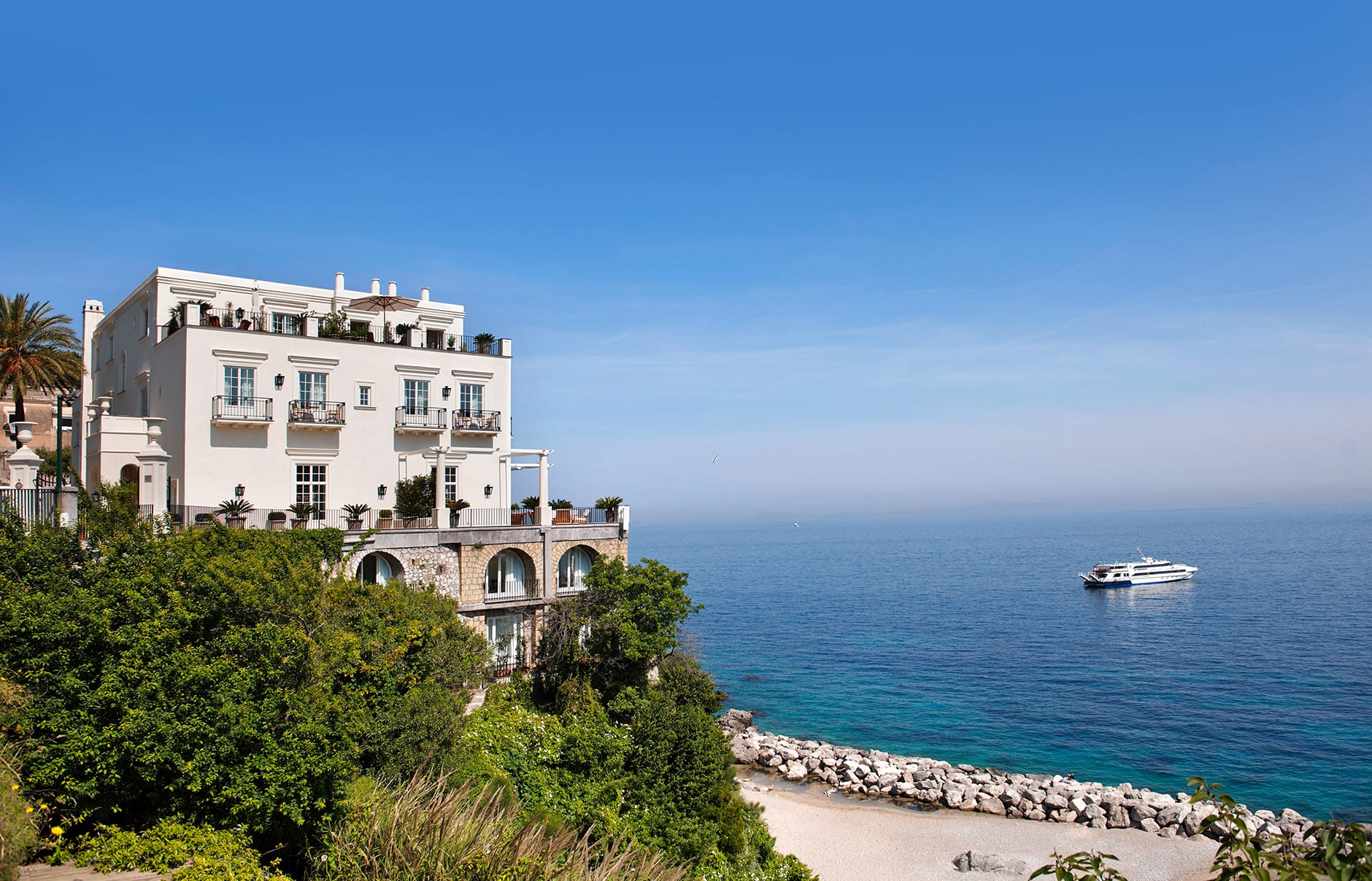 JK Place Capri, Capri, Italy. Hotel Review by TravelPlusStyle. Photo © JK Places