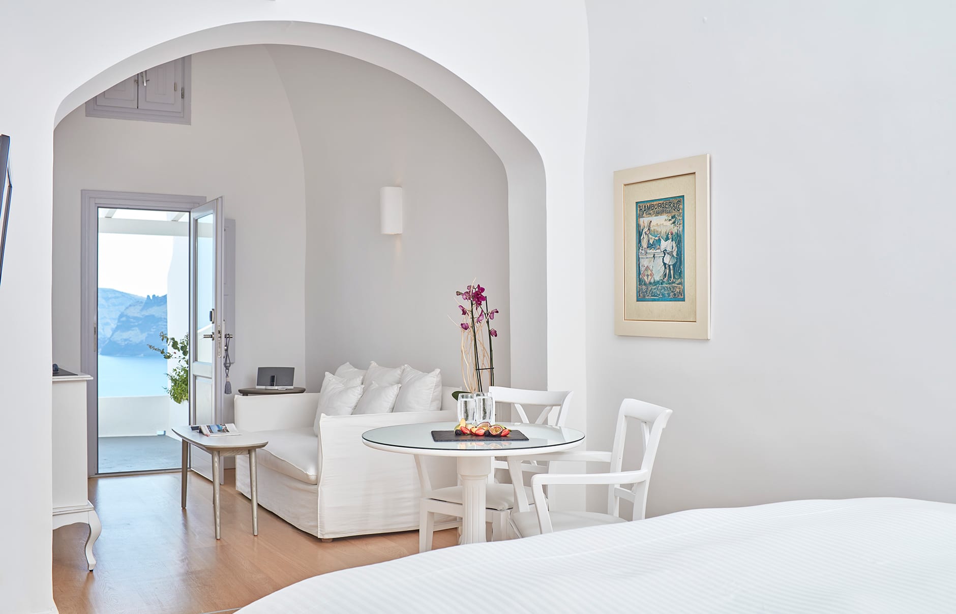 Katikies, Santorini, Greece.  Luxury Hotel Review by TravelPlusStyle. Photo © Katikies