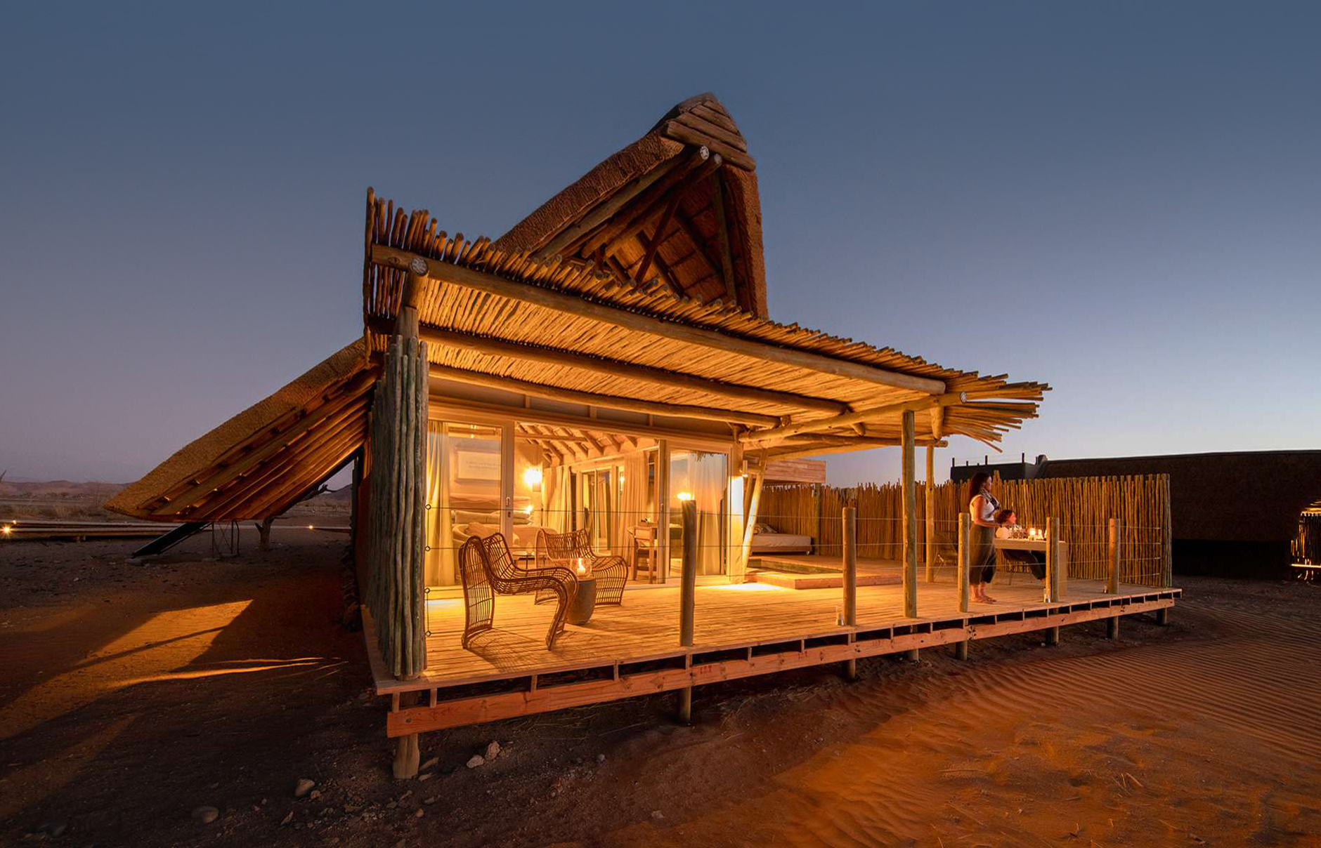 Little Kulala, Sossusvlei, Namibia. Hotel Review by TravelPlusStyle. Photo © Wilderness Safaris
