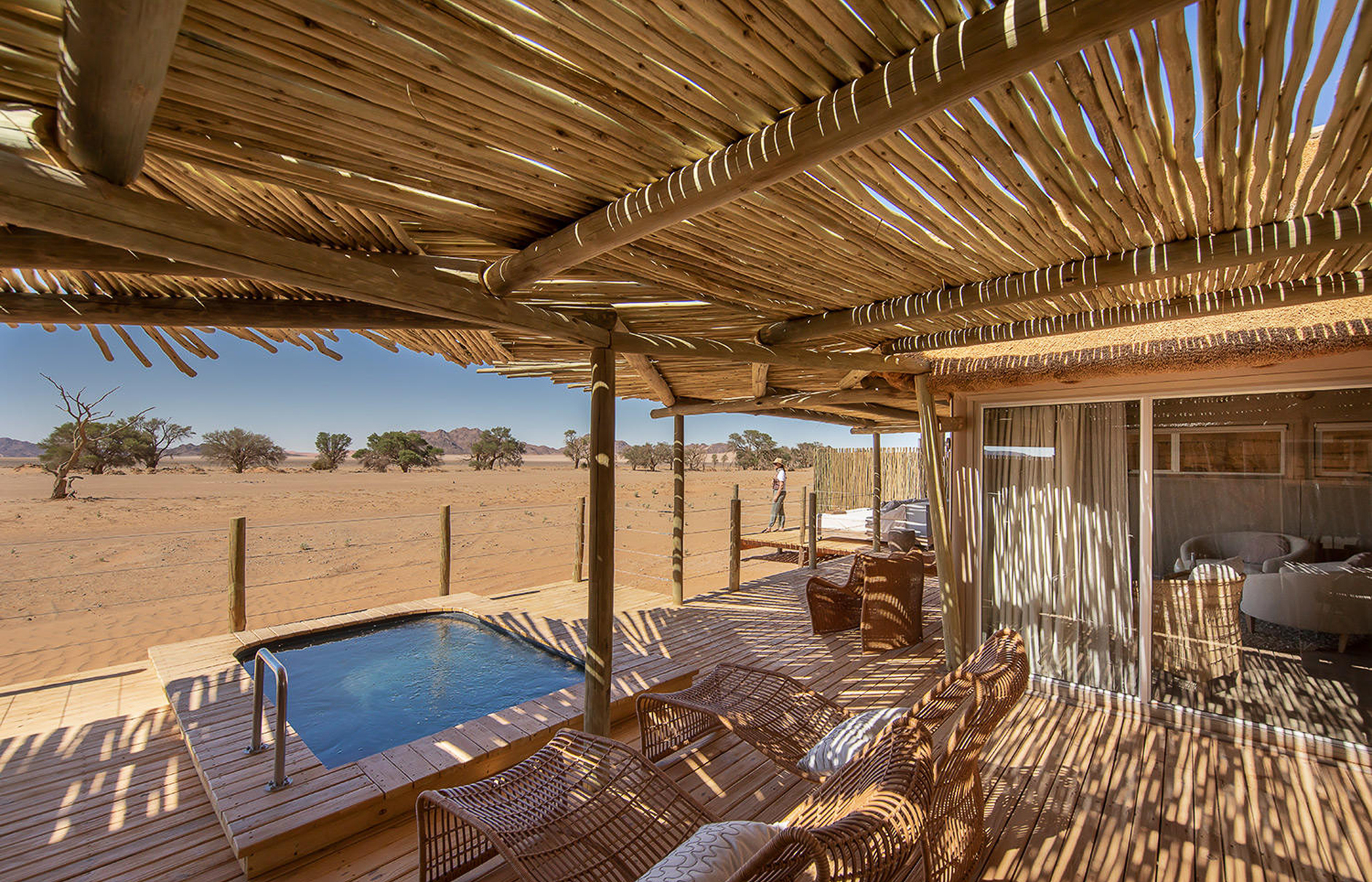 Little Kulala, Sossusvlei, Namibia. Hotel Review by TravelPlusStyle. Photo © Wilderness Safaris

