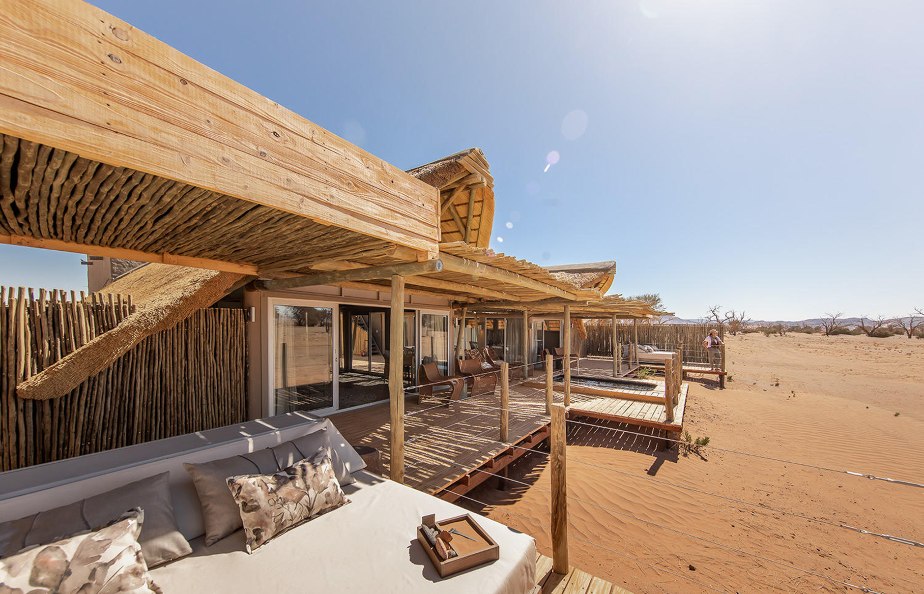 Little Kulala, Sossusvlei, Namibia. Hotel Review by TravelPlusStyle. Photo © Wilderness Safaris
