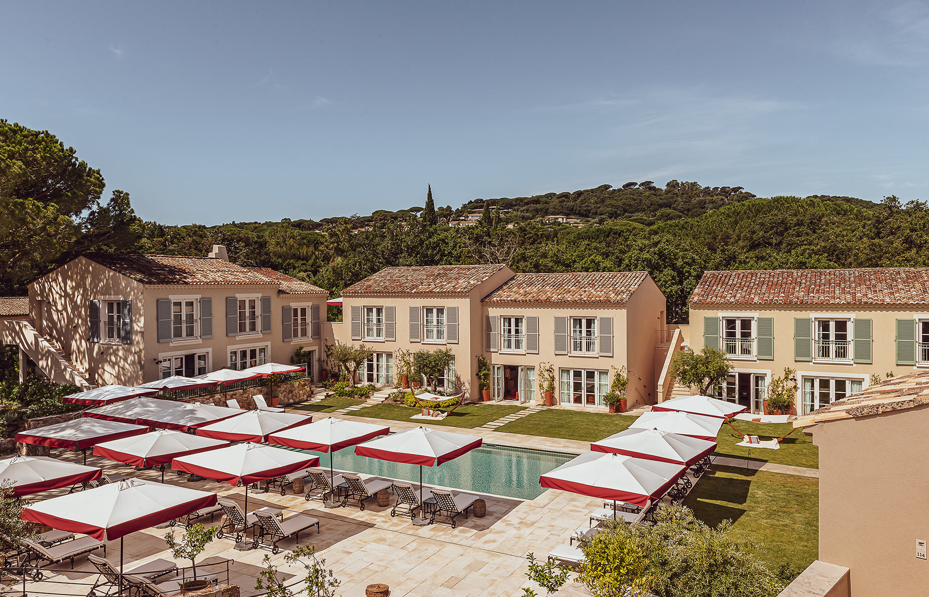 Hotel Lou Pinet St Tropez, Côte d'Azur, France. Photo © Lou Pinet