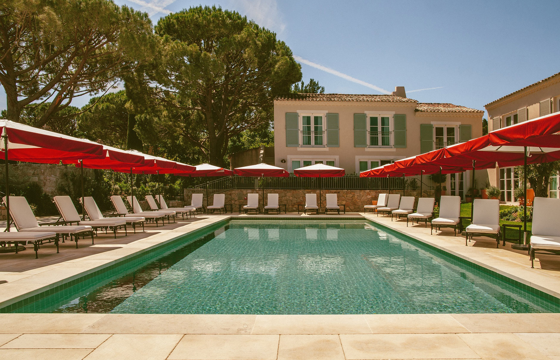 Hotel Lou Pinet St Tropez, Côte d'Azur, France. Photo © Lou Pinet