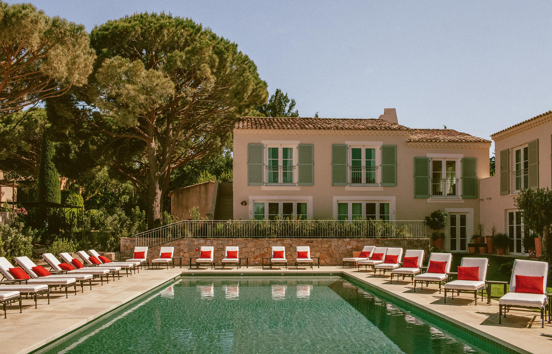 Hotel Lou Pinet St Tropez, Côte d'Azur, France. Photo © Lou Pinet