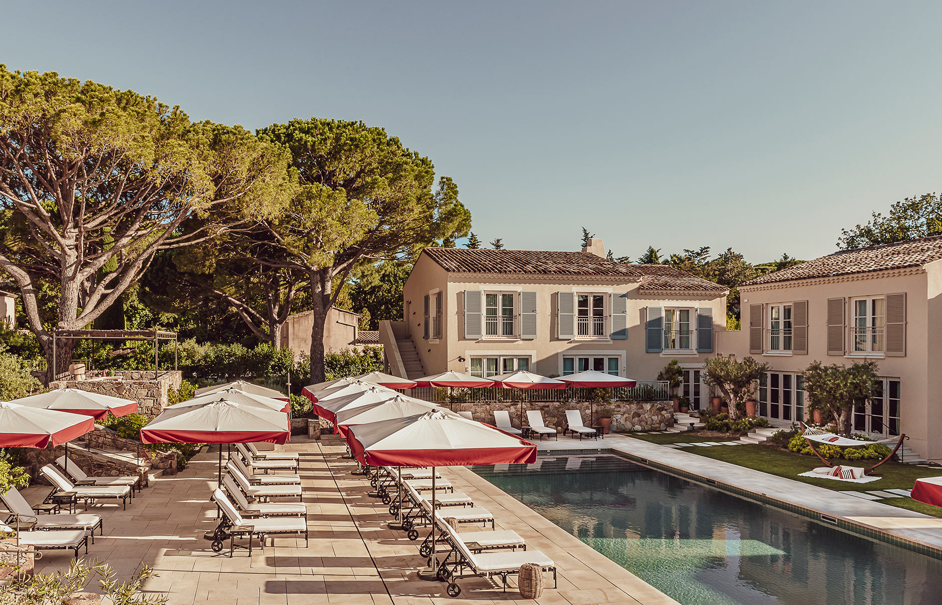 Hotel Lou Pinet St Tropez, Côte d'Azur, France. Photo © Lou Pinet