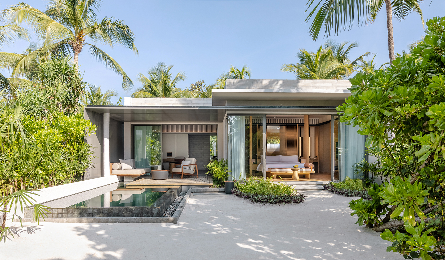 Alila Kothaifaru Maldives, Maldives. The Best Luxury Resorts in the Maldives by TravelPlusStyle.com MLDAL_P0007 Beach Villa Outdoor View