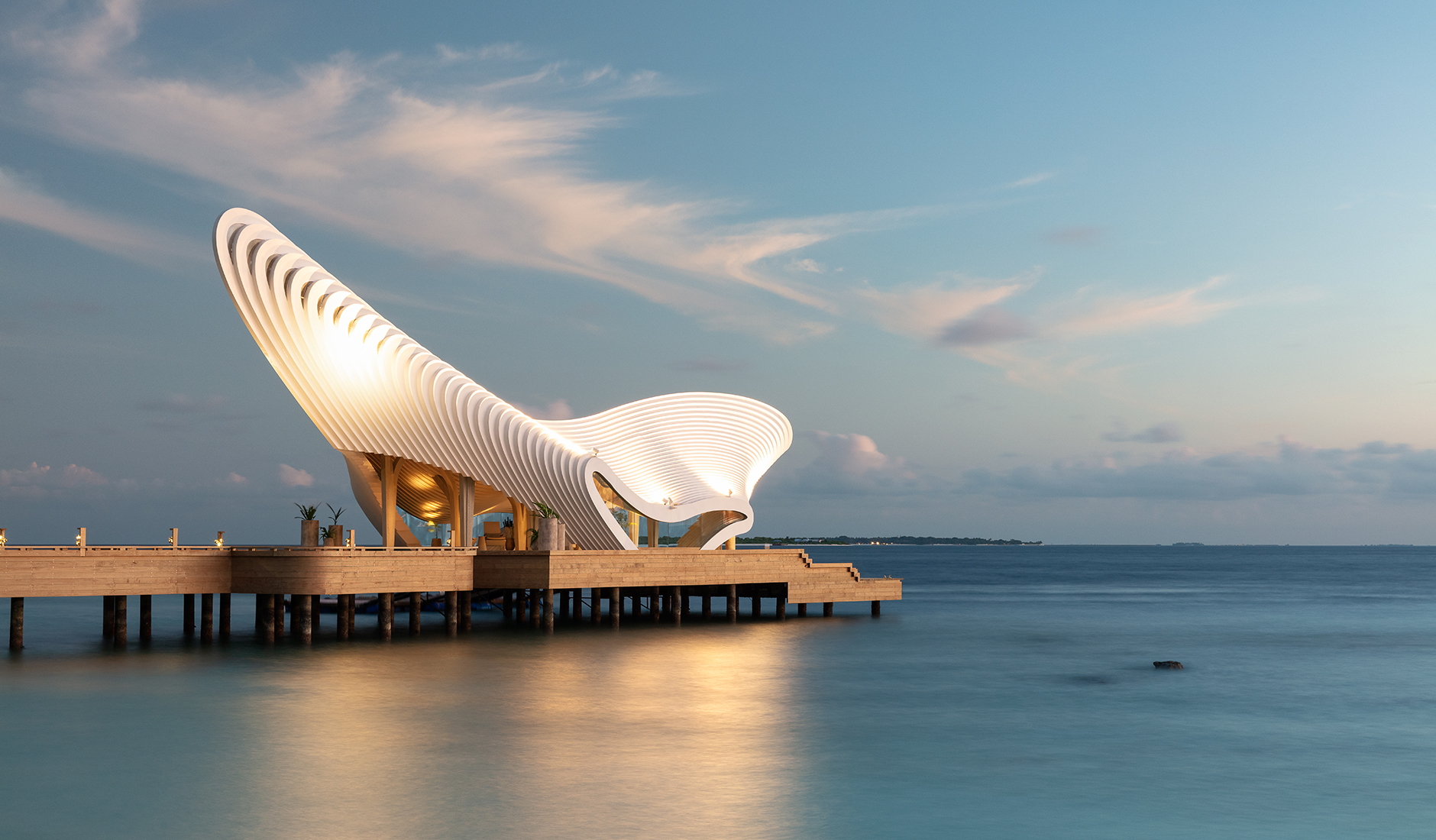 Joali Being, Bodufushi Island, Maldives. The Best Luxury Resorts in the Maldives by TravelPlusStyle.com jb-2-arrival-jetty