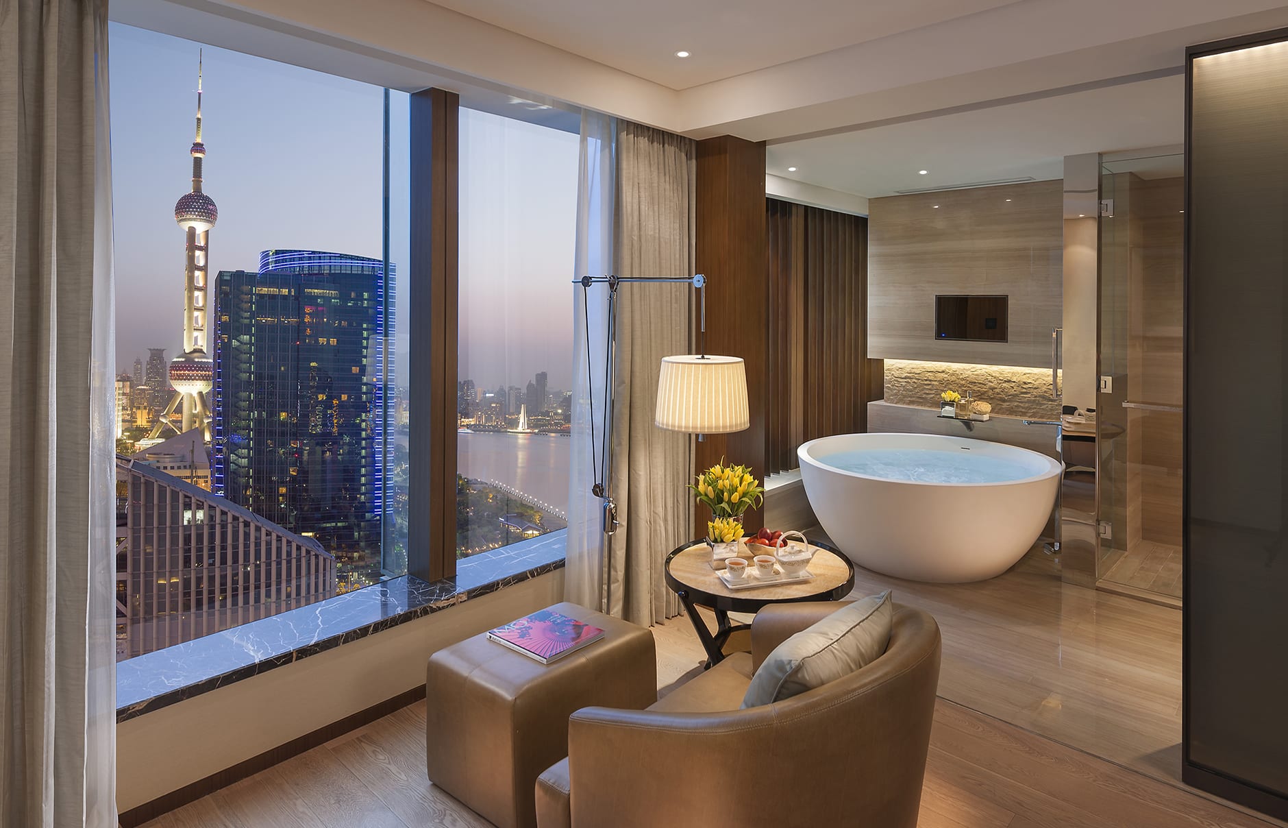 Mandarin Oriental Pudong, Shanghai, China. Luxury Hotel Review by TravelPlusStyle. Photo © Mandarin Oriental 