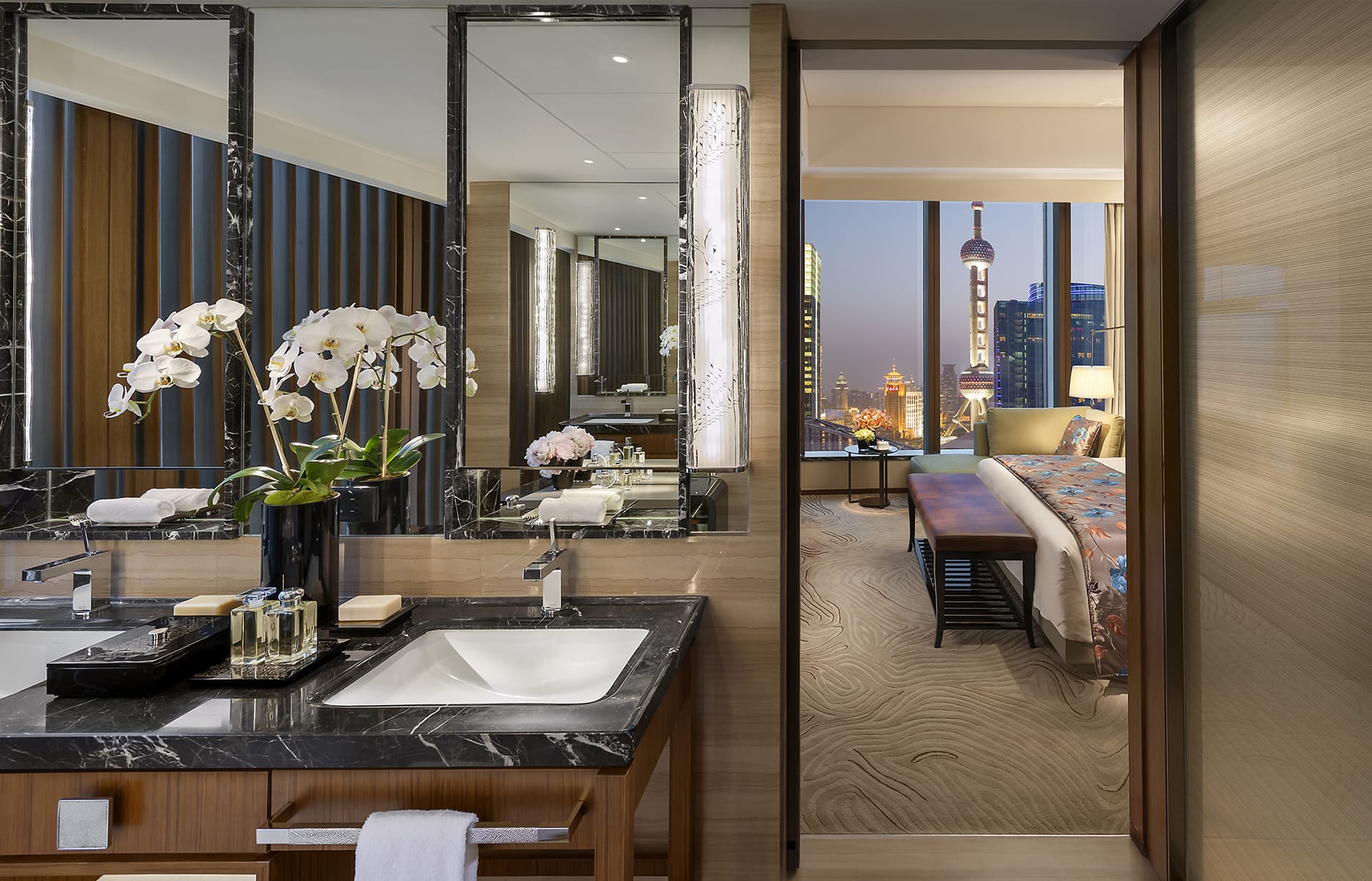 Mandarin Oriental Pudong, Shanghai, China. Luxury Hotel Review by TravelPlusStyle. Photo © Mandarin Oriental 