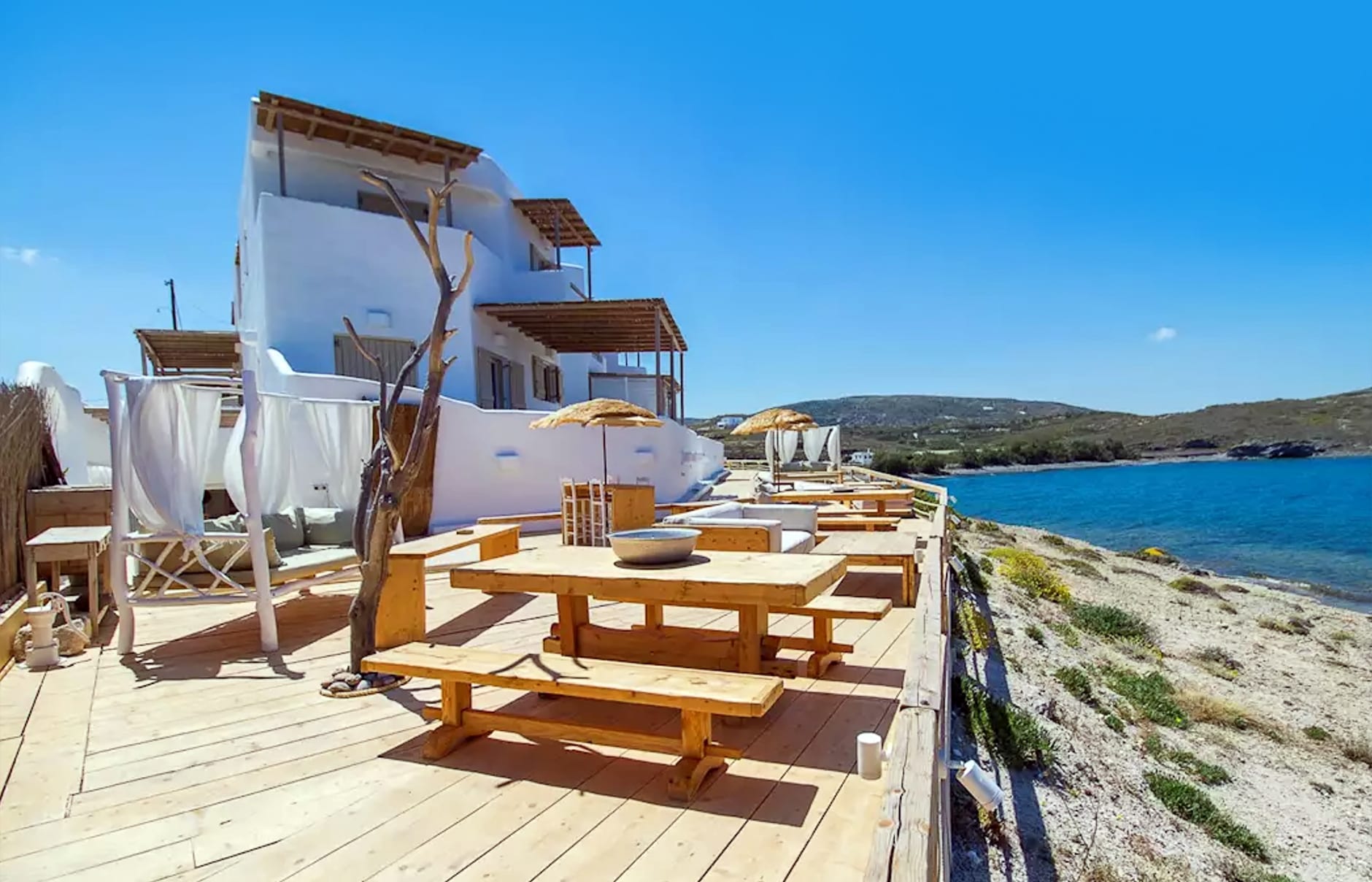 Salt Suites & Executive Rooms, Pollonia. Milos, Greece. Travelplusstyle.com