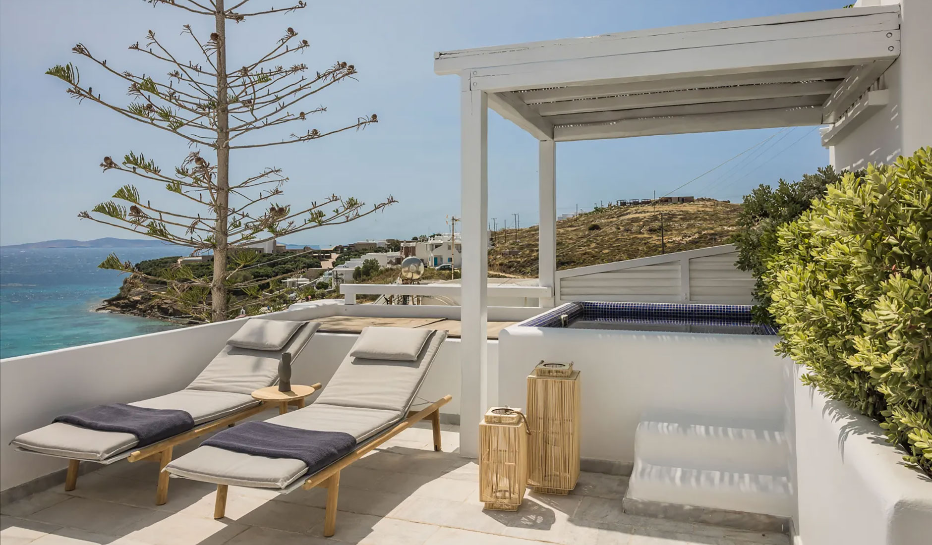 Grace Mykonos, Greece. Hotel Review by TravelPlusStyle. Photo © Grace Mykonos