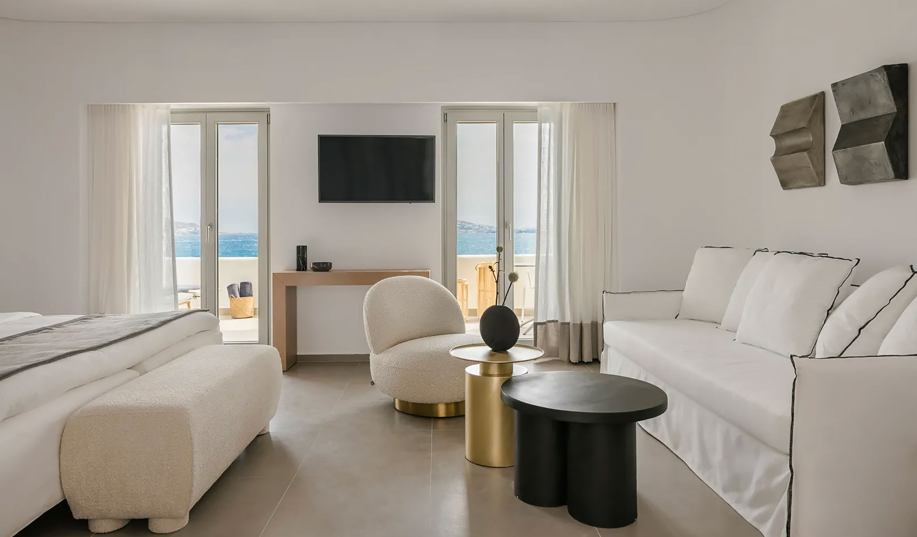 Grace Mykonos, Greece. Hotel Review by TravelPlusStyle. Photo © Grace Mykonos