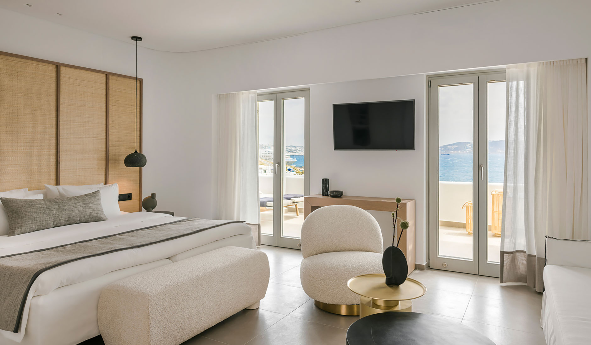 Grace Mykonos, Greece. Hotel Review by TravelPlusStyle. Photo © Grace Mykonos